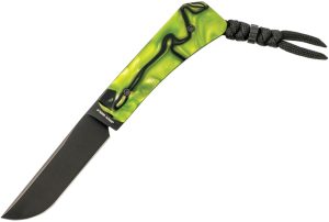 Jack Wolf Knives Pioneer Fixed Blade Toxic Kir (3″)