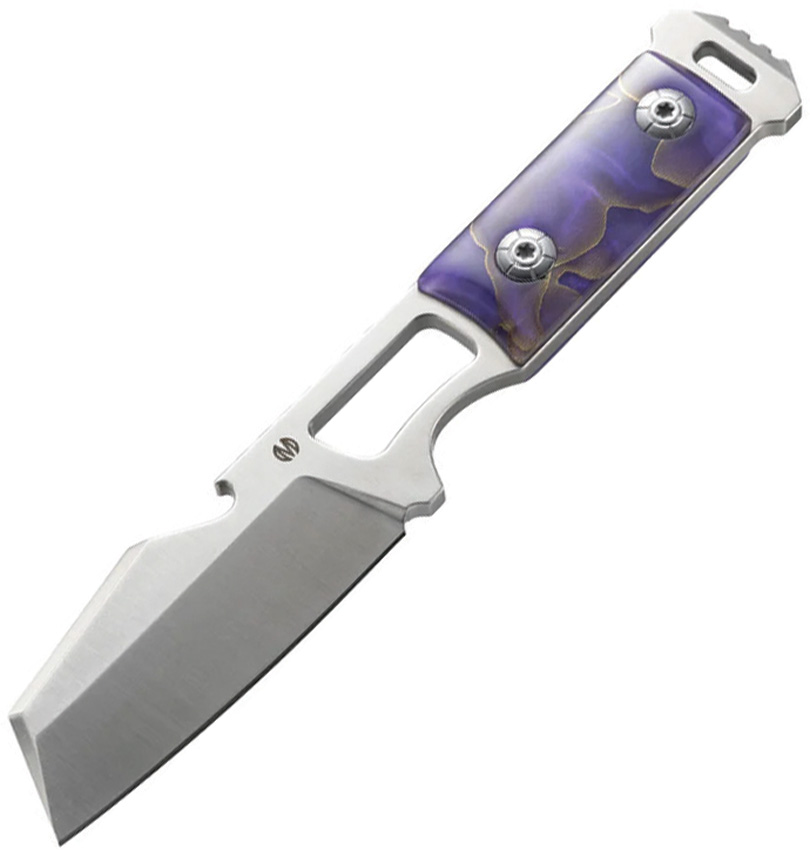 MOLSECT Noiz Fixed Blade Purple (3") MOLSECT Noiz Fixed Blade Purple (3")