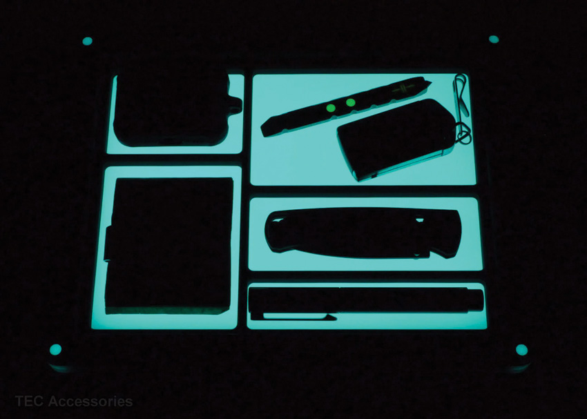 TEC Accessories Halo Valet Tray Aqua TEC Accessories Halo Valet Tray Aqua
