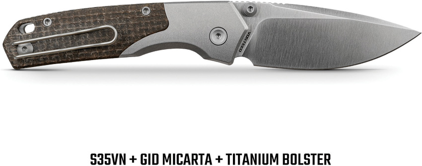 Vosteed Psyop 299 Top Linerlock (3") Vosteed Psyop 299 Top Linerlock (3")