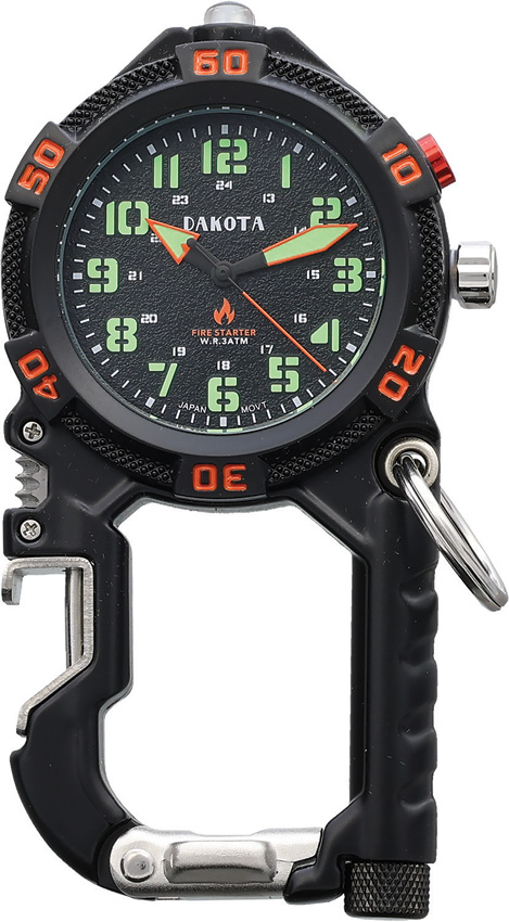 Dakota Flint Clip Watch Black Dakota Flint Clip Watch Black