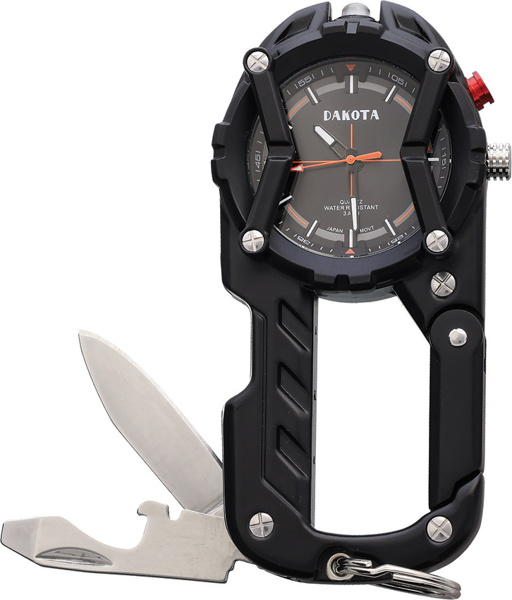 Dakota Knife Clip Watch Black Dakota Knife Clip Watch Black