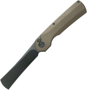 KB Knives Ikul Button Lock Bronze Ti (3.38″)