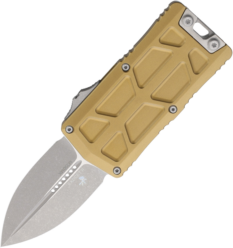Microtech Auto Exocet II OTF D/E AP Tan (2.25") Microtech Auto Exocet II OTF D/E AP Tan (2.25")