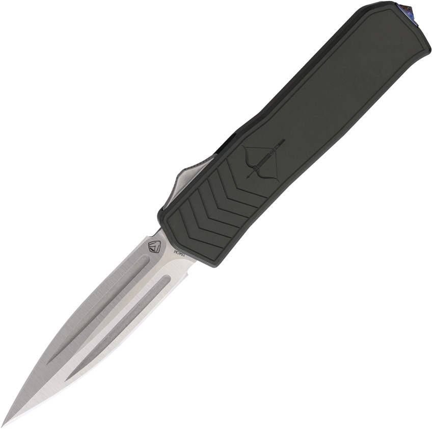 Medford Auto OTF Dagger Green Flame (3.75") Medford Auto OTF Dagger Green Flame (3.75")