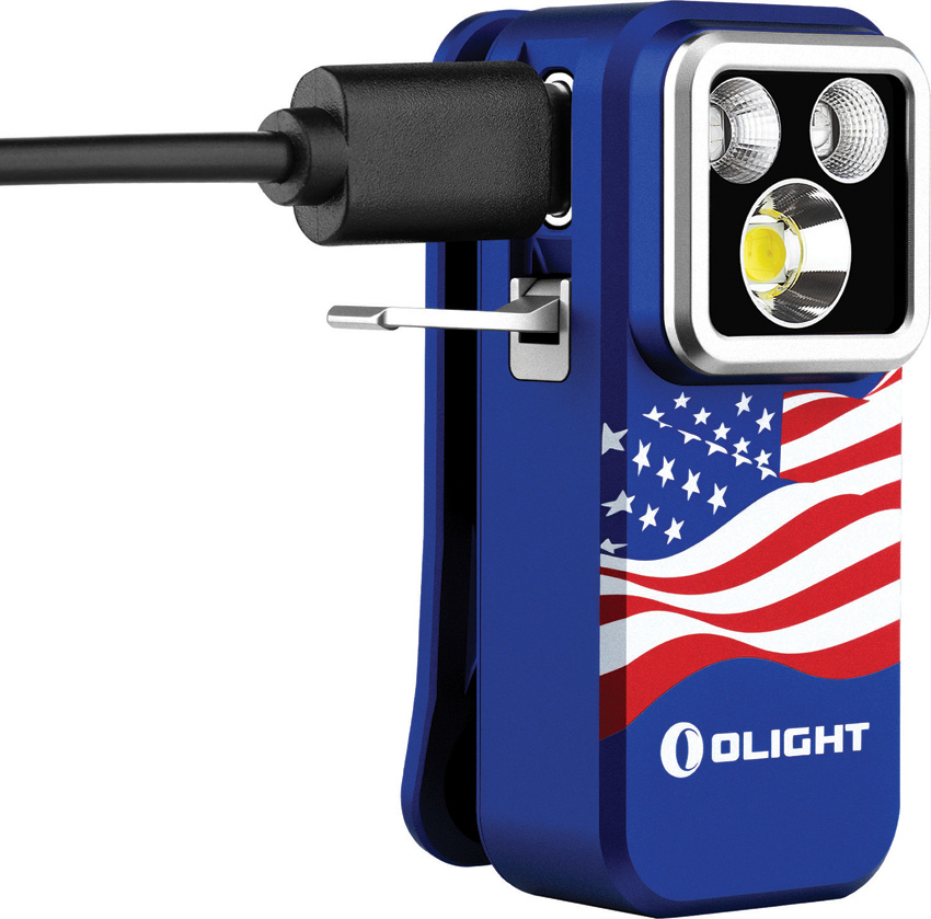 Olight Oclip Pro Clip Light Flag Olight Oclip Pro Clip Light Flag