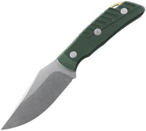 Petrified Fish Barracuda Fixed Blade Green (3.88″)