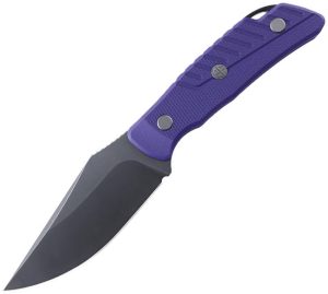 Petrified Fish Barracuda Fixed Blade Purple (3.88″)