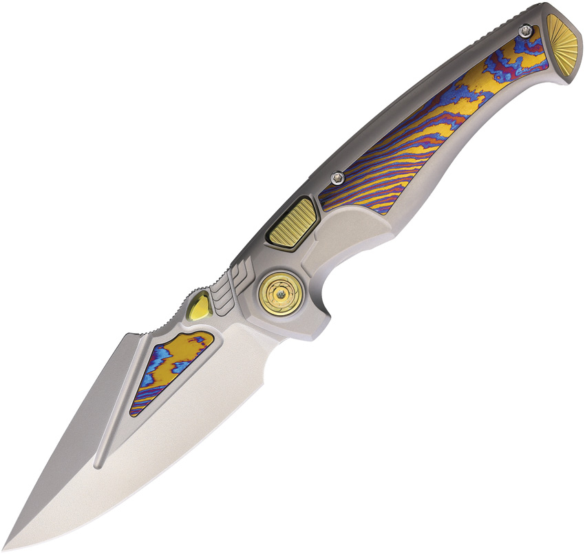 REMETTE Scepter Button Framelock Ti (3.5") REMETTE Scepter Button Framelock Ti (3.5")