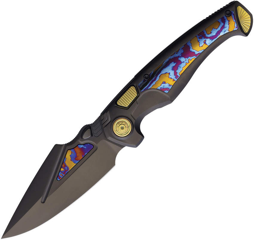 REMETTE Scepter Button Framelock Ti (3.5") REMETTE Scepter Button Framelock Ti (3.5")