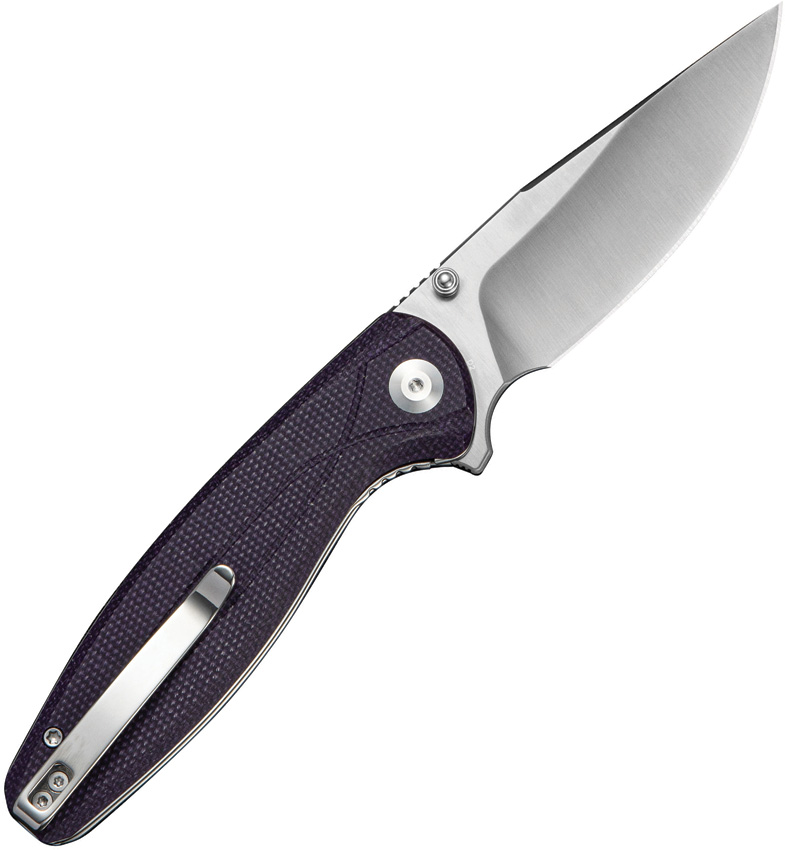 SENCUT Vyrce Linerlock Purple Mic (3.5") SENCUT Vyrce Linerlock Purple Mic (3.5")