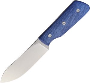 Straight Line Bigger Digger Fixed Blade Blue (3.75″)