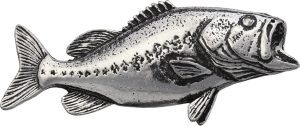 TS Brown Largemouth Bass Pin