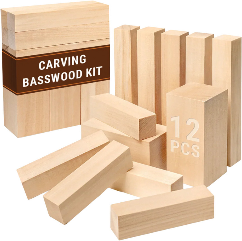 BEAVERCRAFT Carving Blocks Set 12pcs BEAVERCRAFT Carving Blocks Set 12pcs