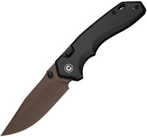Civivi Elite Brova Top Linerlock Brn/Blk (3.38″)