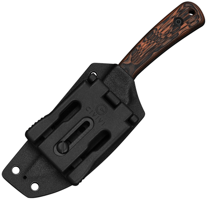 Civivi Carveth Fixed Blade Blk/Org (3.63") Civivi Carveth Fixed Blade Blk/Org (3.63")