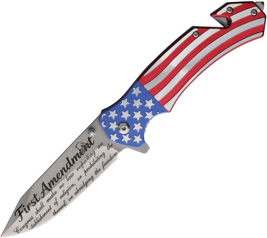 Falcon Rescue Linerlock A/O USA 250 (3.75") Falcon Rescue Linerlock A/O USA 250 (3.75")