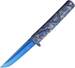 Falcon Dragon Linerlock A/O Blue (4″)