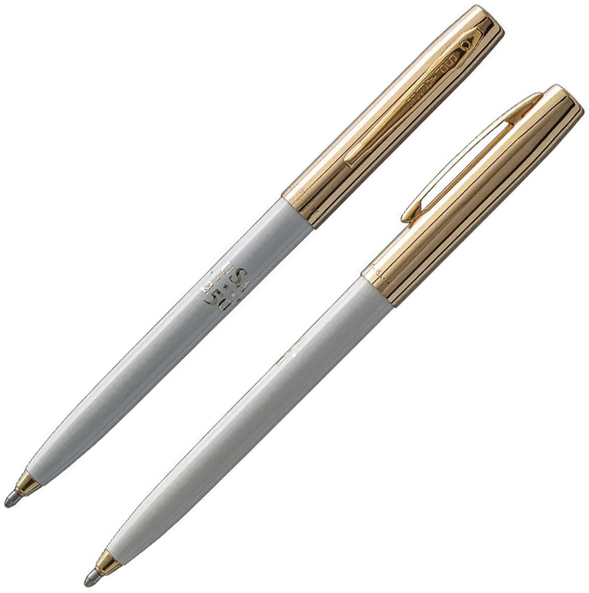 Fisher Space Pen Cap-O-Matic Space Pen White Fisher Space Pen Cap-O-Matic Space Pen White