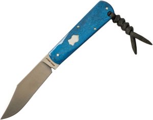 Jack Wolf Knives Gateway Fixed Blade Blue Bn (3″)