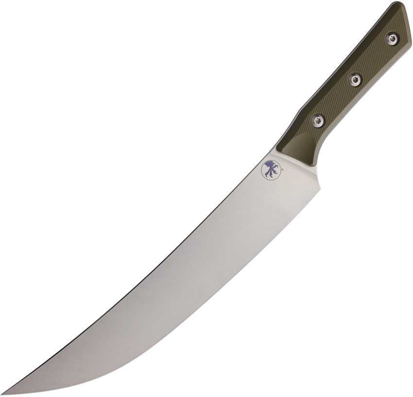 BUTCHER KNIFE STONEWASH STANDARD BLACK G-10 (3800-10BK)