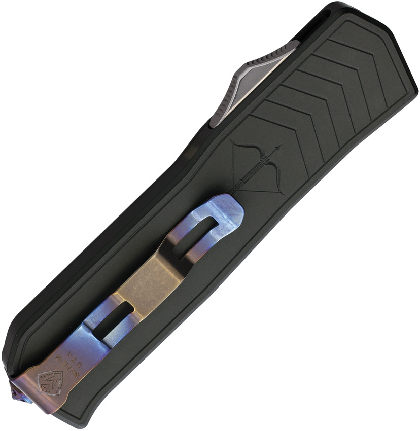 Medford Auto OTF Dagger Green Flame (3.75") Medford Auto OTF Dagger Green Flame (3.75")