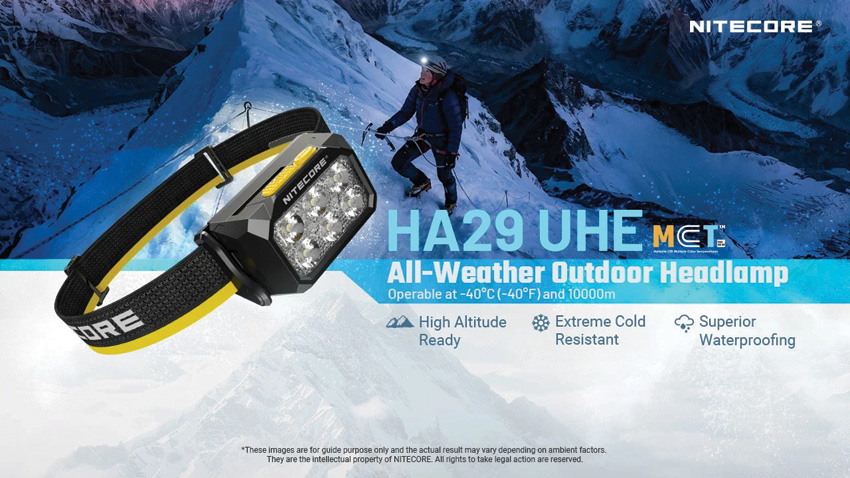 Nitecore HA29 UHE Headlamp Nitecore HA29 UHE Headlamp