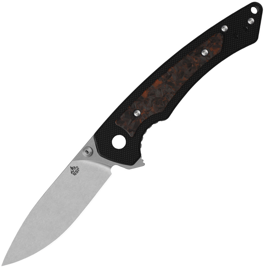 QSP Knife Peregrine Linerlock Org Glow (3") QSP Knife Peregrine Linerlock Org Glow (3")