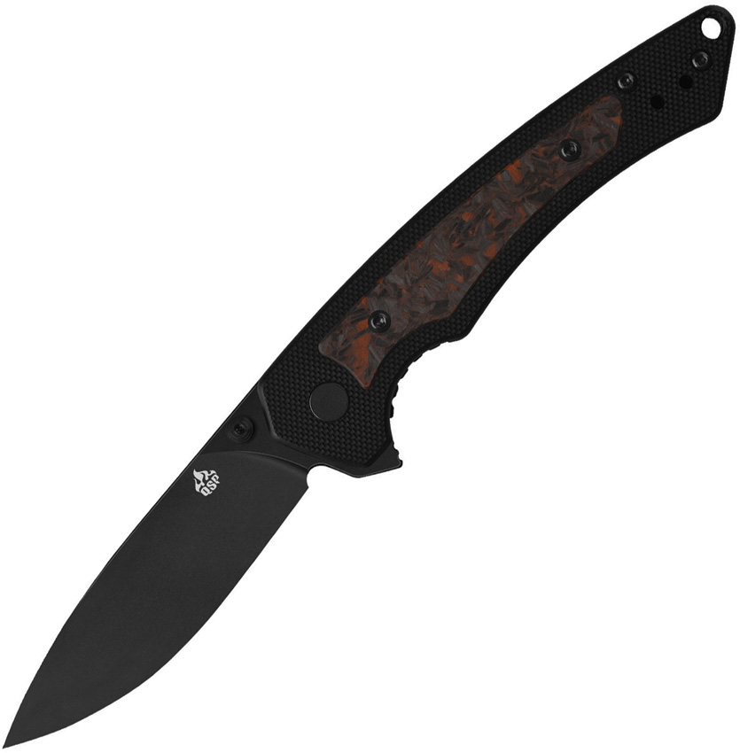QSP Knife Peregrine Linerlock Org Glow (3") QSP Knife Peregrine Linerlock Org Glow (3")