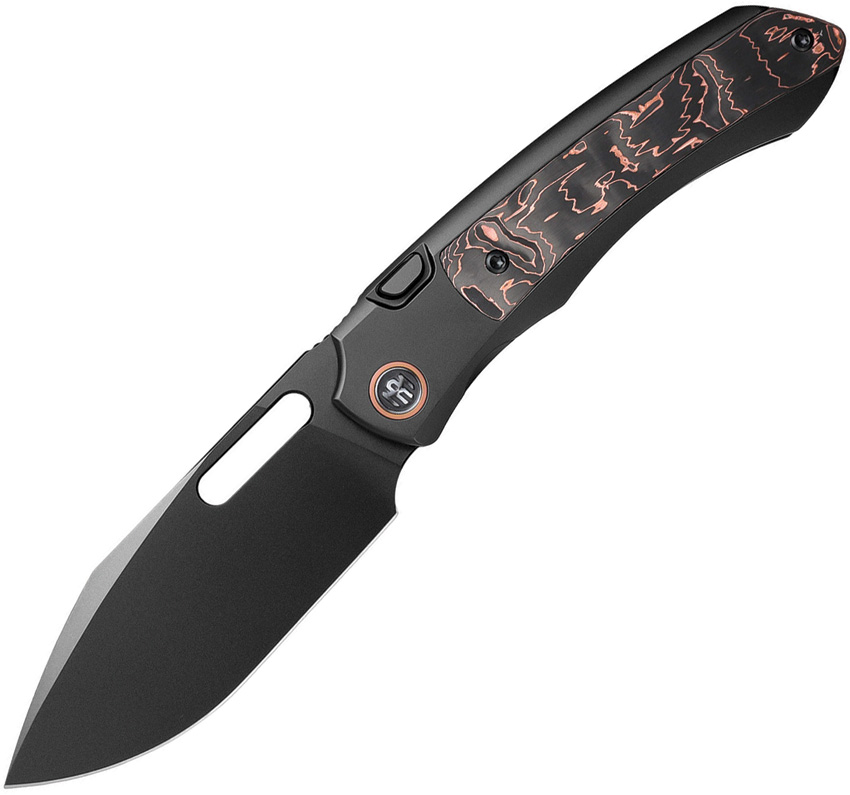 REMETTE Orca Button Framelock Ti/CF (3.38") REMETTE Orca Button Framelock Ti/CF (3.38")