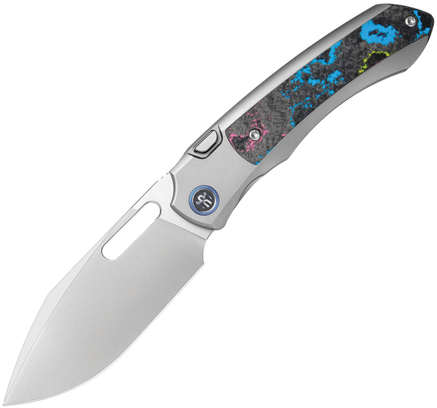 REMETTE Orca Button Framelock Ti/CF (3.38") REMETTE Orca Button Framelock Ti/CF (3.38")