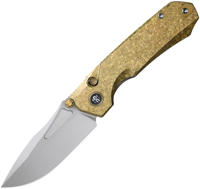 REMETTE Rhino Button Lock Ti Gold (3.13") REMETTE Rhino Button Lock Ti Gold (3.13")