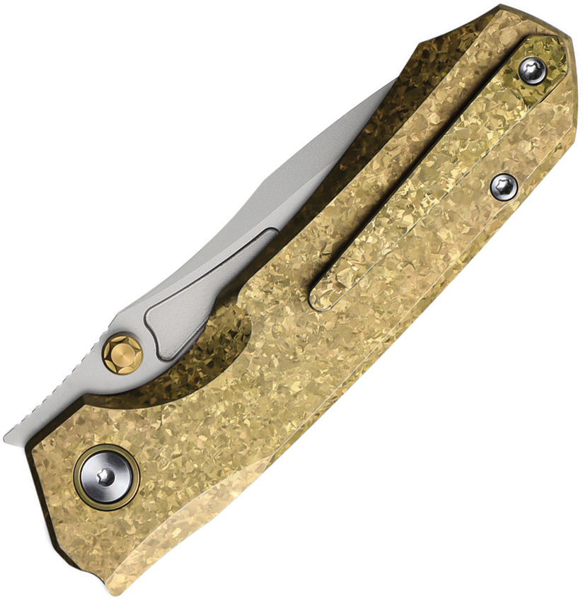 REMETTE Rhino Button Lock Ti Gold (3.13") REMETTE Rhino Button Lock Ti Gold (3.13")