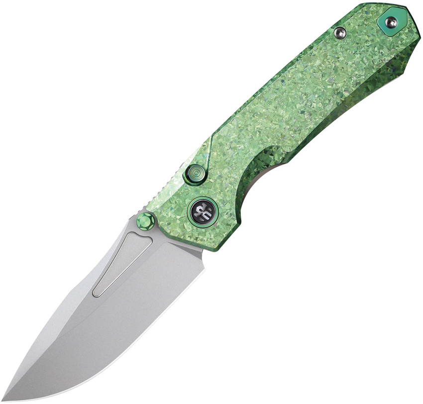 REMETTE Rhino Button Lock Ti Green (3.13") REMETTE Rhino Button Lock Ti Green (3.13")