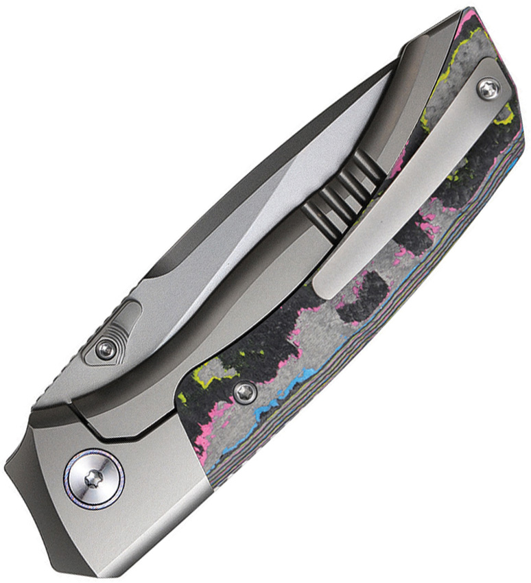 REMETTE Steed Button Framelock Camo Ca (3") REMETTE Steed Button Framelock Camo Ca (3")