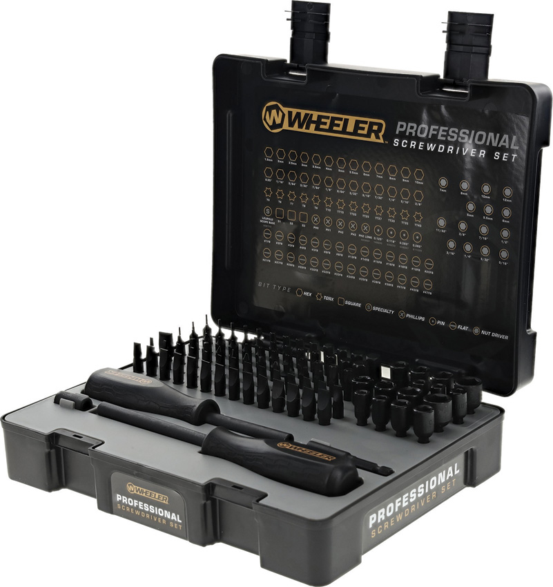 Wheeler Pro Screwdriver Set 100pc Wheeler Pro Screwdriver Set 100pc