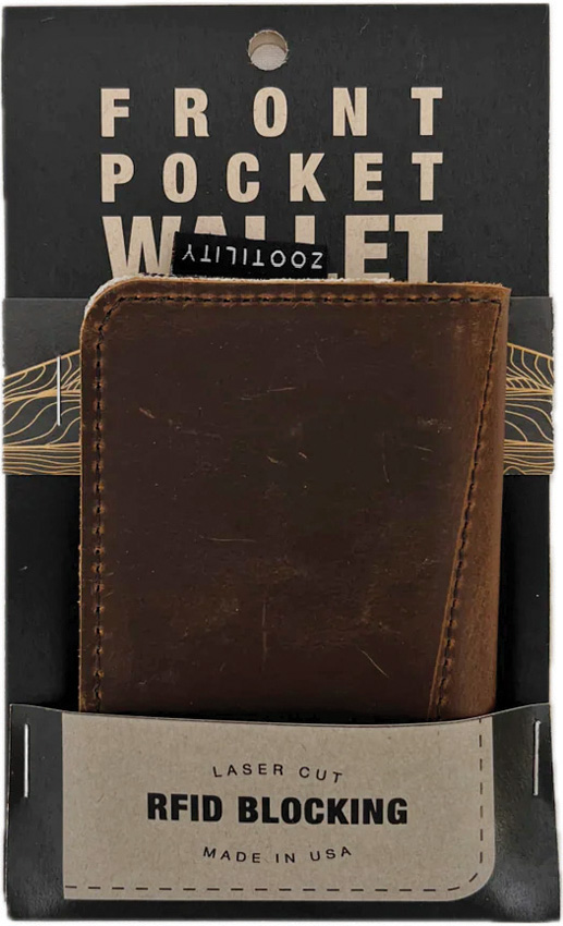 Zootility Front Pocket Wallet Buff Mtn Zootility Front Pocket Wallet Buff Mtn