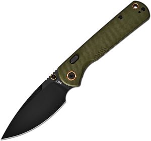 CJRB Latitude Top Linerlock Grn G10 (3.5")