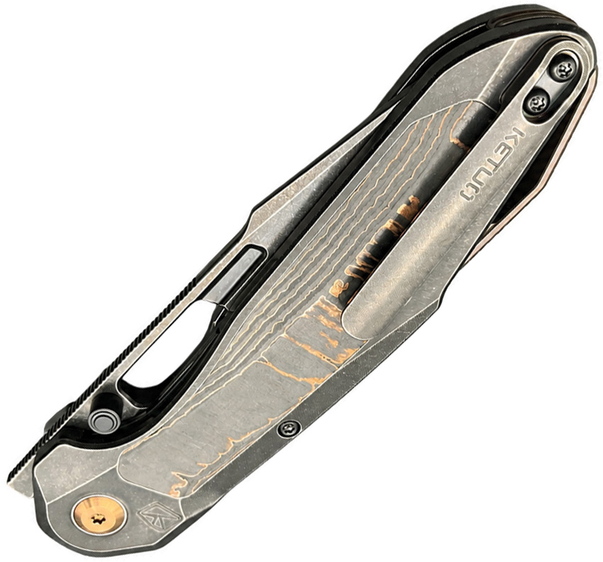 Ketuo Triad Button Linerlock Cop SW (3.13") Ketuo Triad Button Linerlock Cop SW (3.13")