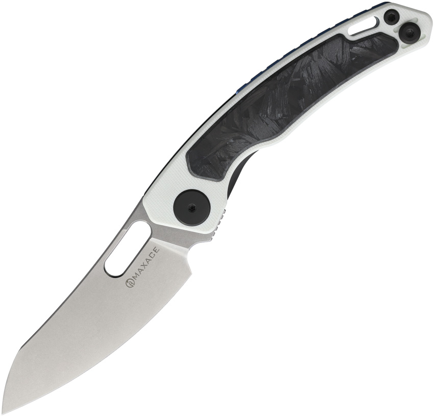 Maxace Black Mirror S Linerlock CF (3.38") Maxace Black Mirror S Linerlock CF (3.38")