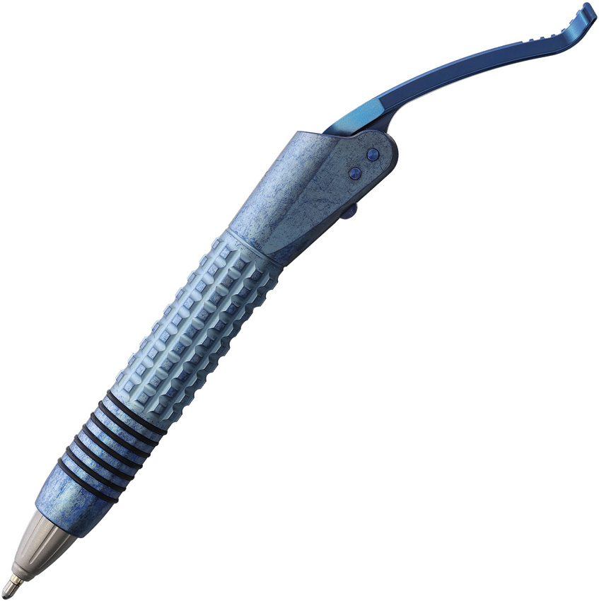 Microtech Siphon Pen II Titanium Ice Blu Microtech Siphon Pen II Titanium Ice Blu