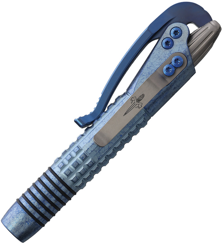 Microtech Siphon Pen II Titanium Ice Blu Microtech Siphon Pen II Titanium Ice Blu