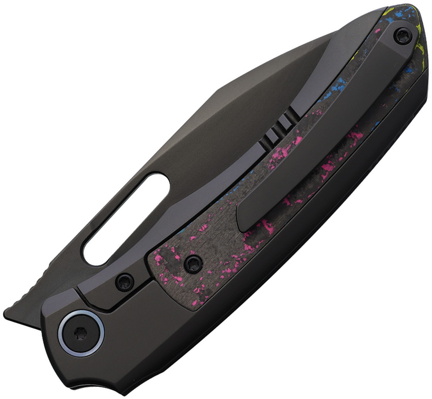 REMETTE Orca Button Framelock Ti/CF (3.38") REMETTE Orca Button Framelock Ti/CF (3.38")