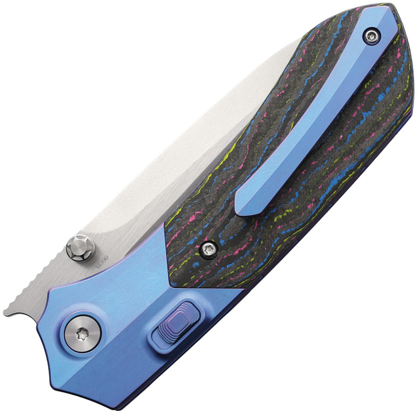 REMETTE Meteor Button Linerlock Warr (3.38") REMETTE Meteor Button Linerlock Warr (3.38")