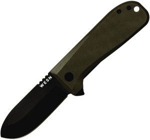 Wesn Goods Allman Linerlock OD/BLK (2.88″)