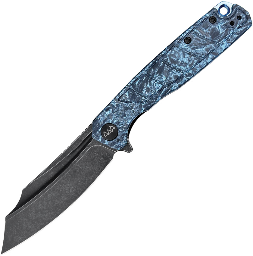 WIXCO Spark Linerlock Shredded CF Bl (3.63") WIXCO Spark Linerlock Shredded CF Bl (3.63")