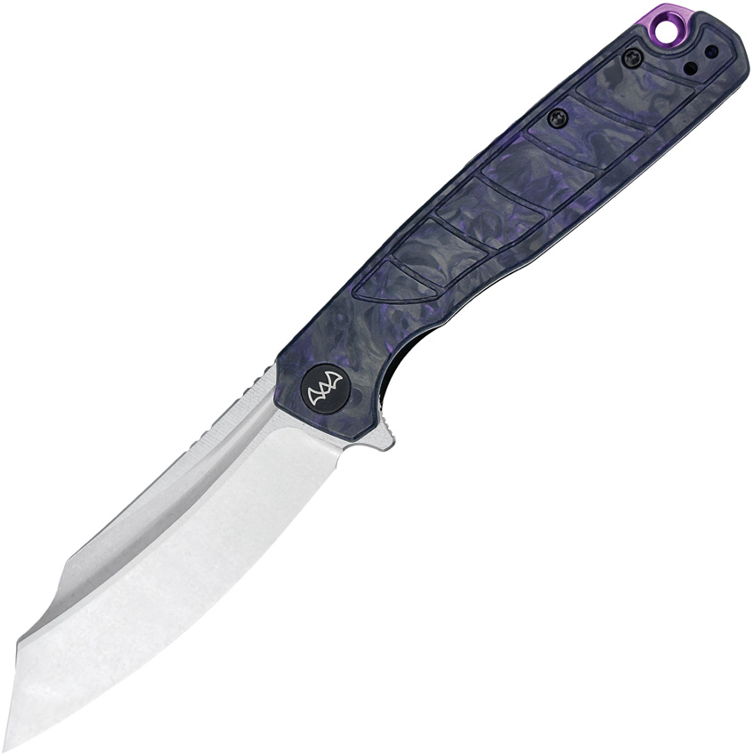 WIXCO Spark Linerlock Shred Pur CF (3.63") WIXCO Spark Linerlock Shred Pur CF (3.63")