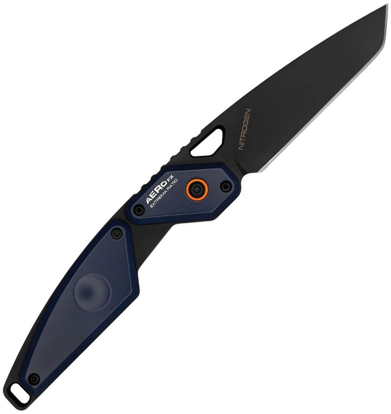 Extrema Ratio Aero FX Fixed Blade Blue/Org (2.75") Extrema Ratio Aero FX Fixed Blade Blue/Org (2.75")
