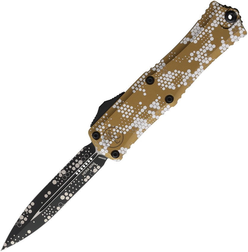 Microtech Auto Hera II Mini D/E OTF Hex (3") Microtech Auto Hera II Mini D/E OTF Hex (3")