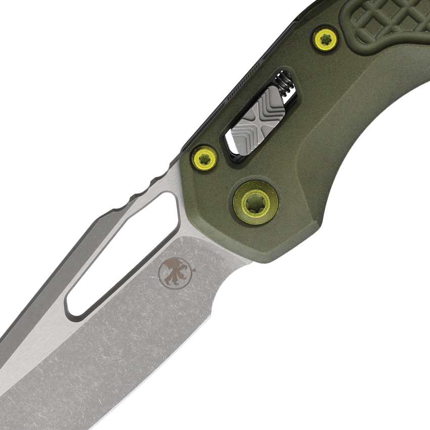 Microtech MSI Ram-Lok Grenade Grn (3.75") Microtech MSI Ram-Lok Grenade Grn (3.75")